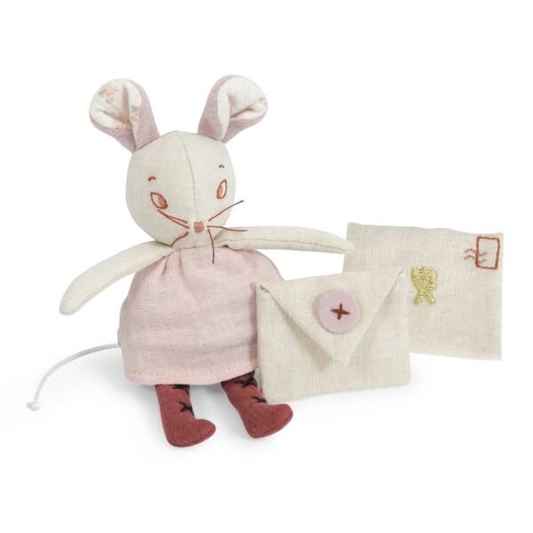 Moulin Roty - Tooth Fairy Mouse Souvenir Box - Stuffed Toy - Moulin Roty