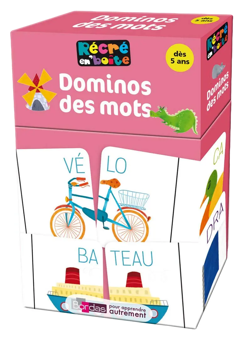 Bordas - Carte domino des mots