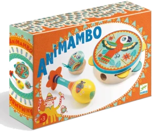 Djeco – Animambo 3 piece set Tamborine