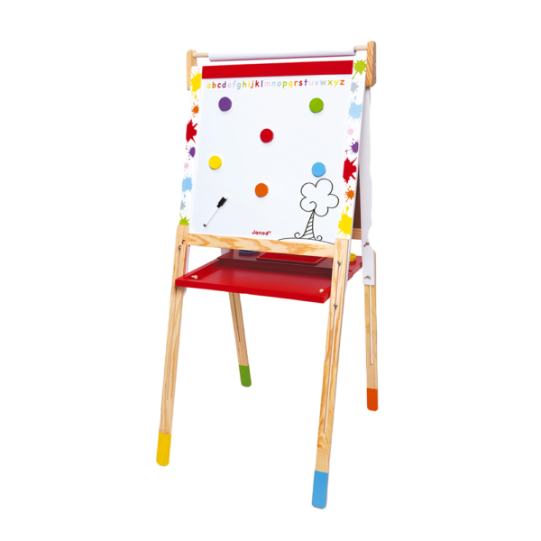 Janod -Splash adjustable easel (wood)