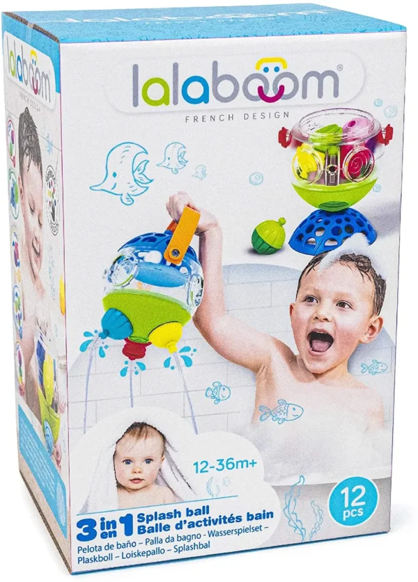 Lalaboom - 3-in-1 Infant Activity Bath toy and Ball - BL510