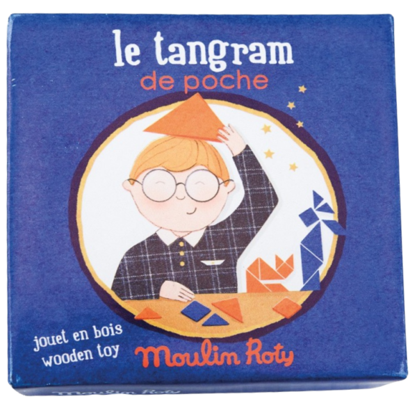 Moulin Roty – Pocket wooden Tangrams