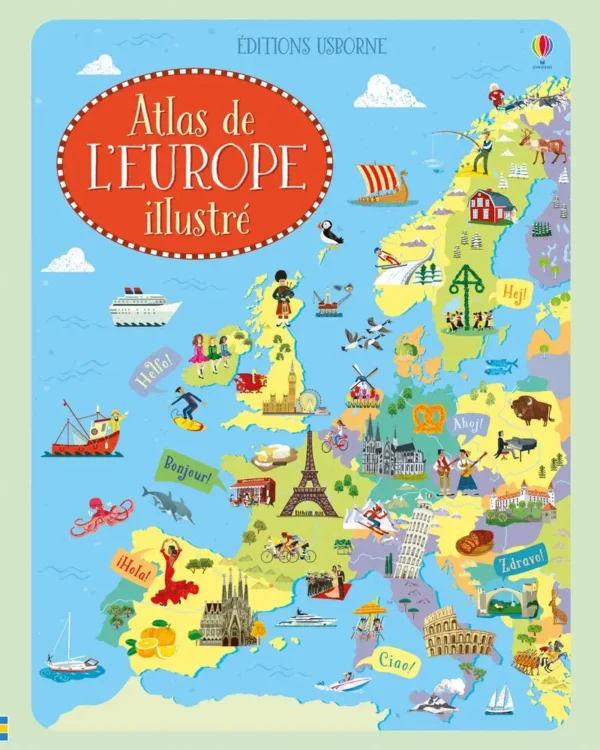 Usborne – Atlas de lEurope illustre