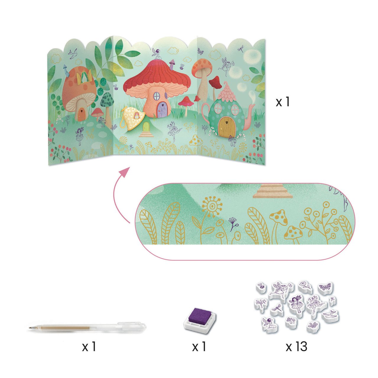 Djeco - Multi Activity Kits - Fairy Box
