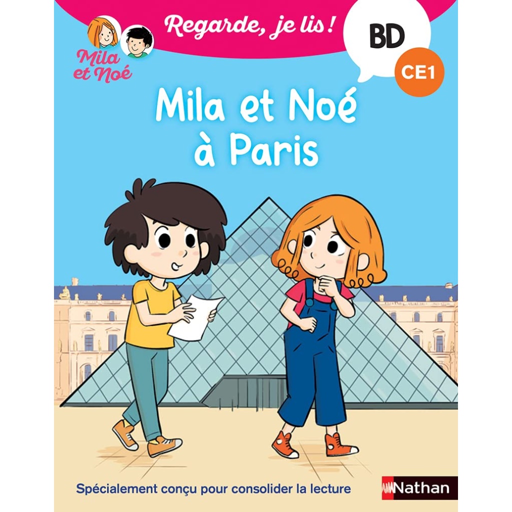 Nathan - Regarde je lis - Mila et Noé à Paris