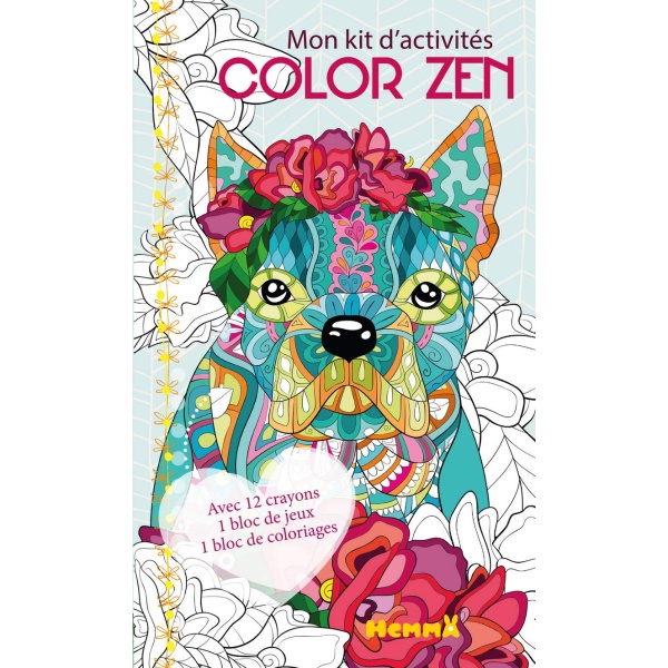 Hemma - Color zen (Chien) mon kit d'activités