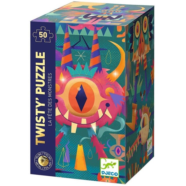A 50-piece puzzle to put a twist on the puzzle tradition! Printed with metal accents to complement the colours. • A puzzle with 3 metallic colours. • A thick cardboard puzzle that can be done and redone. Contents: 50-piece cardboard puzzle (18.9" x 13.39" ). Measurements: 18.9" x 13.39" Recommended for ages 5 years + Design by: Seb Niark1 Feraut DJ07020 SKU 3070900070202