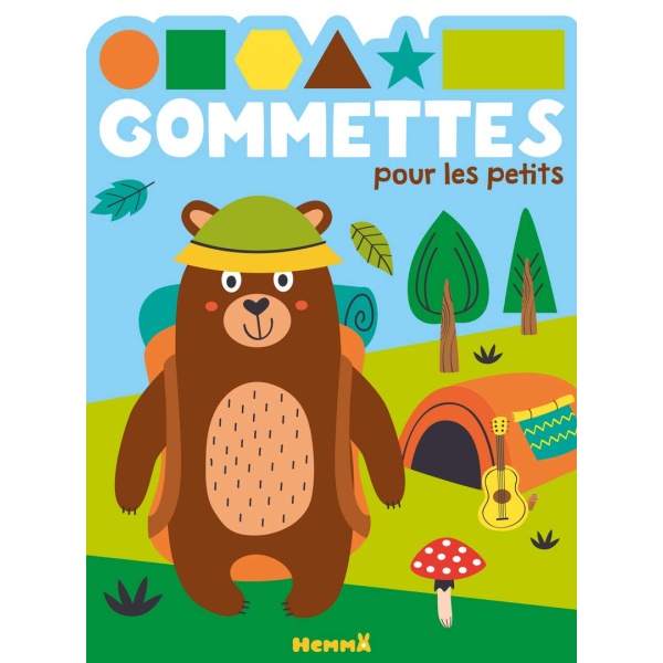 Hemma - Gommettes pour les petits - Ours camping 9782508047220