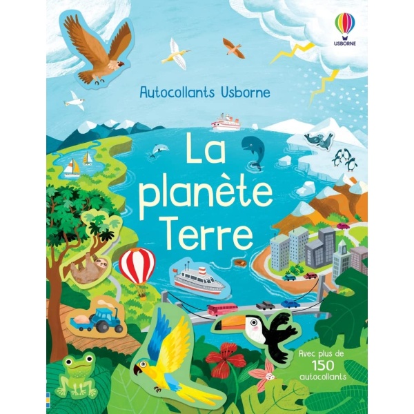 usborne la planète terre (sticker book)