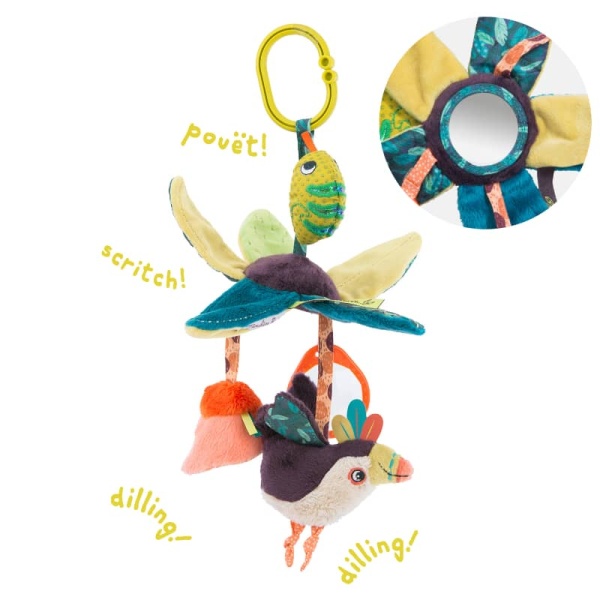 Moulin Roty - Hanging Leaves - Stuffed Activity Toy