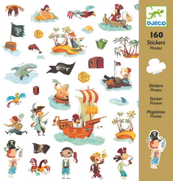 Djeco- PG Stickers pirates - Image 2