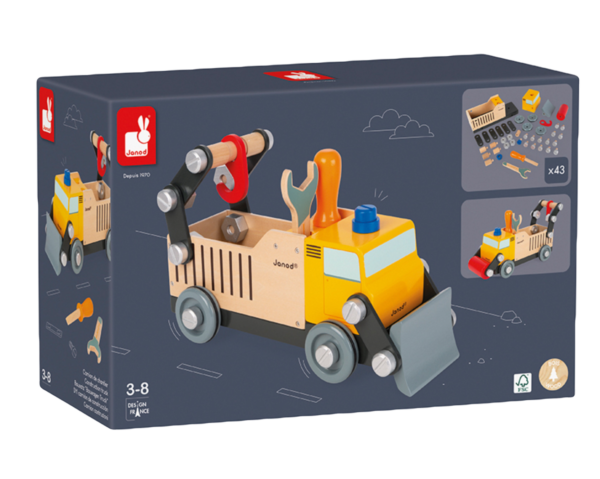 Janod - Brico'kids DIY construction truck