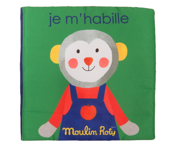 Moulin Roty - Fabric activity book  - Get dressed