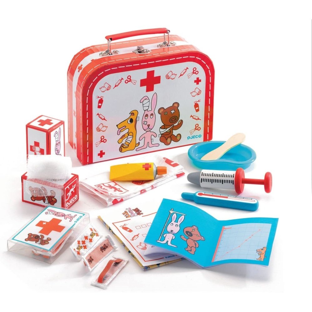 Kit Docteur Doudou Djeco Djeco Rollenspiel Gabys Tee Party - Düsseldorf Bobodoudou Valisette Médicale