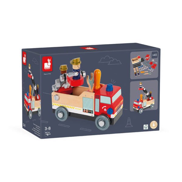 Janod - Brico'kids DIY fire truck - Image 3