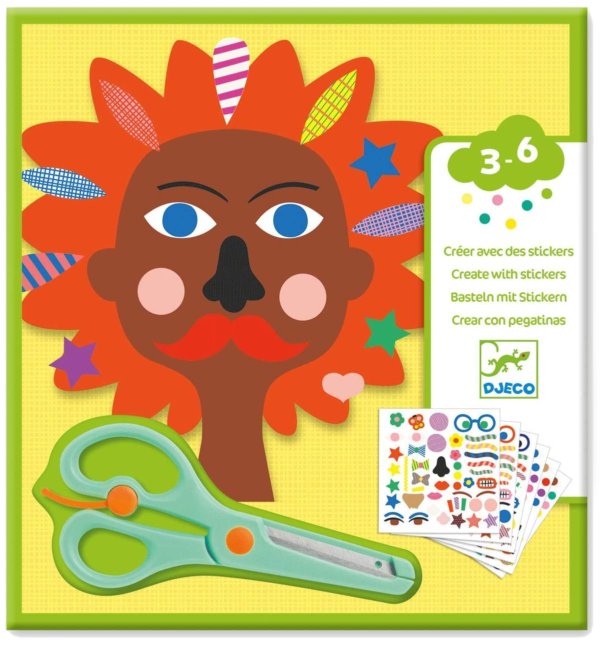 Djeco - PG Sticker kits Hairdressers