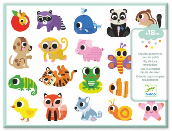 Djeco- PG Stickers baby animals - Image 2