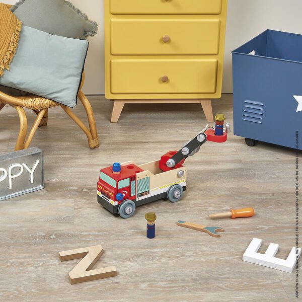 Janod - Brico'kids DIY fire truck - Image 2