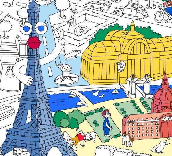 Omy - Giant Coloring Poster - PARIS - Image 4