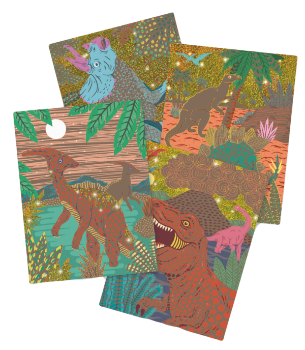 Djeco-When dinosaurs reigned - scratch cards - Image 2