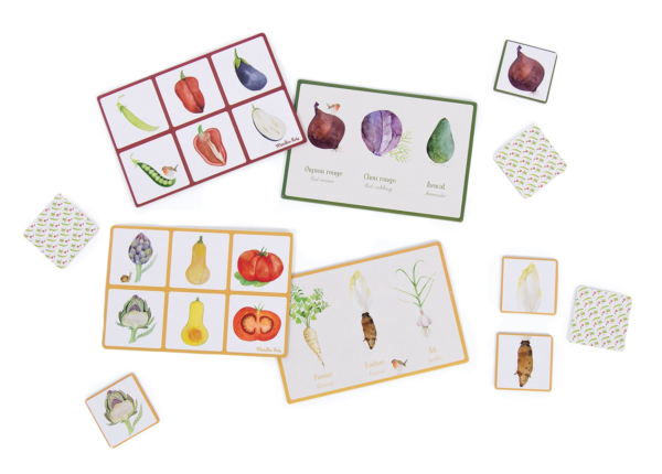 Moulin Roty - Vegetable loto memory game - Image 2