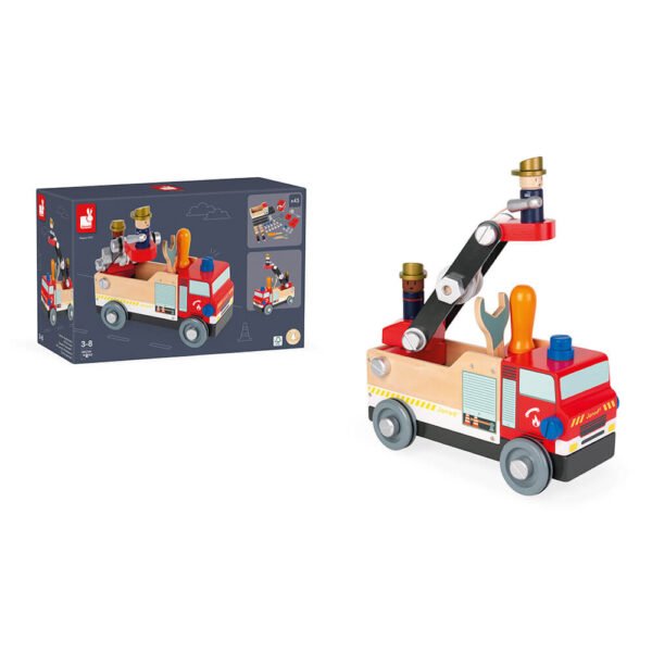 Janod - Brico'kids DIY fire truck - Image 4