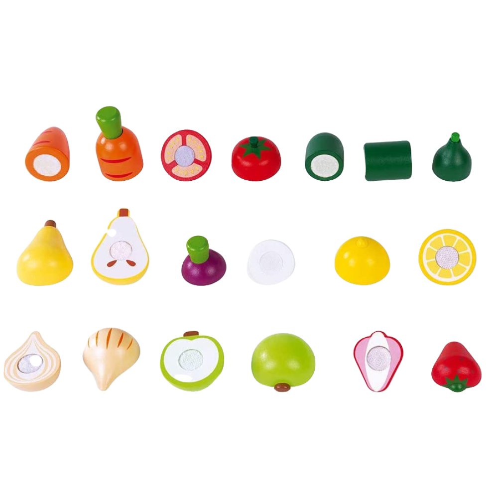 Janod – Fruits & vegetables maxi set