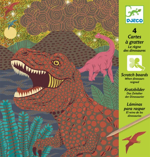 Djeco-When dinosaurs reigned - scratch cards