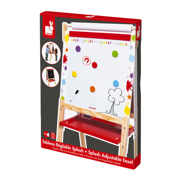 Janod -Splash adjustable easel (wood) - Image 2