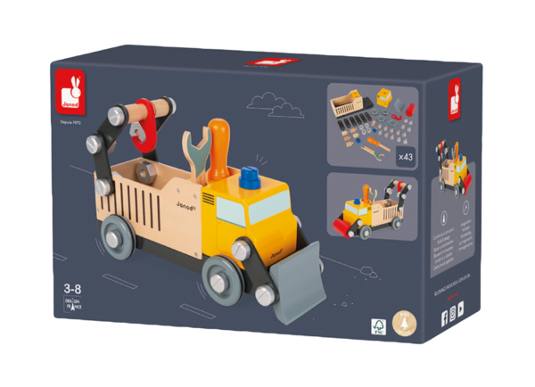 Janod - Brico'kids DIY construction truck - Image 6