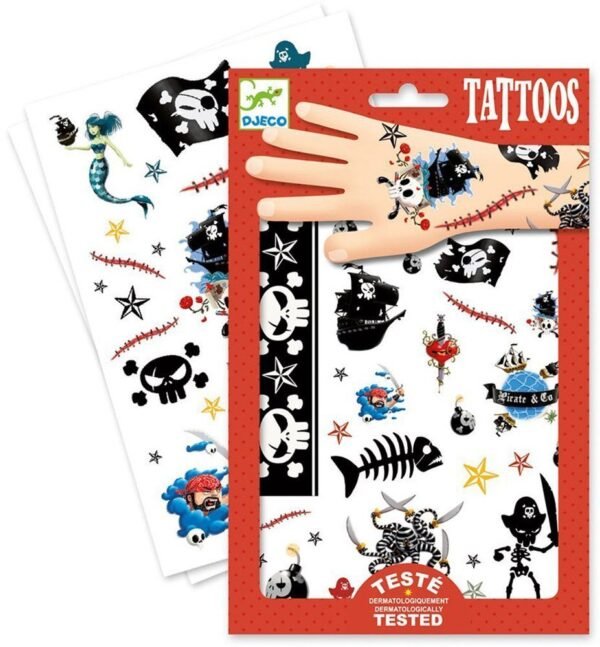 Djeco - Tattoos Pirates