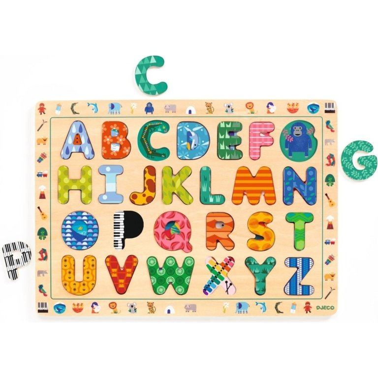 Djeco - Wooden puzzles ABC - Image 2