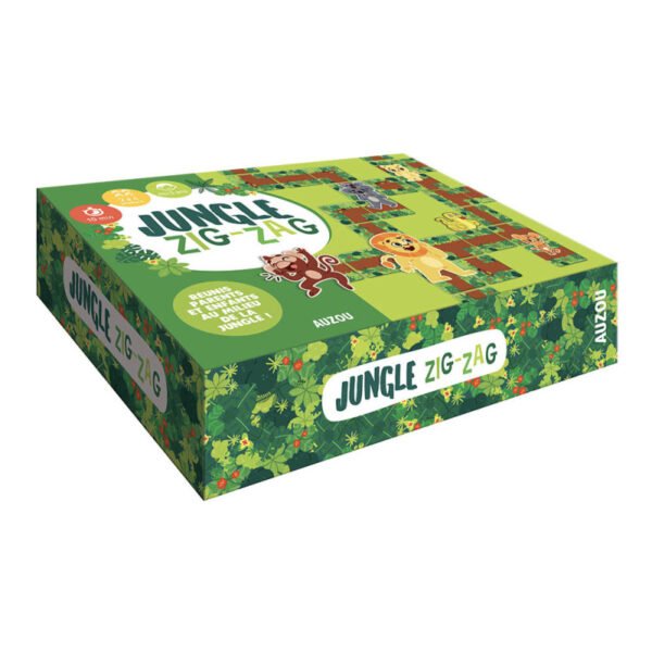 Auzou - Ma boite de jeux jungle zigzag