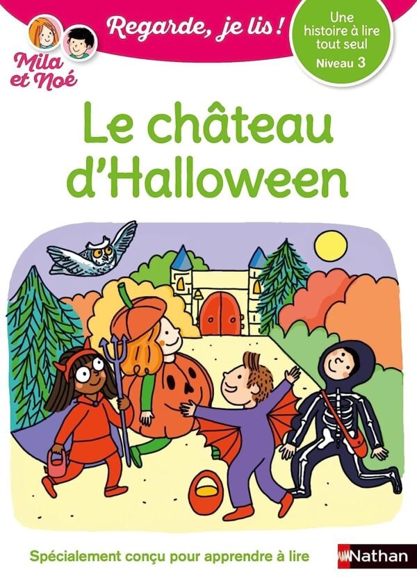 Nathan - Regarde je lis - Le château d'Halloween