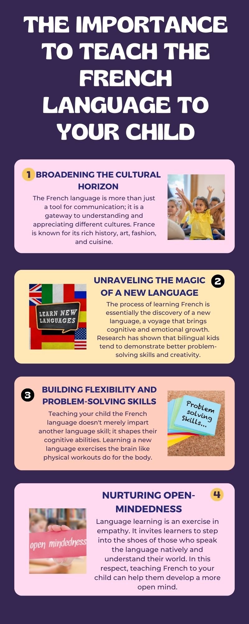 The Importance To Teach the French Language To Your Child