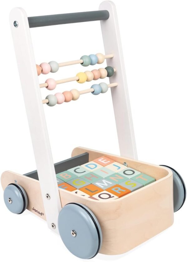 JANOD - Sweet Cocoon Cart With ABC Blocks