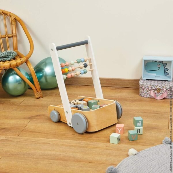 JANOD - Sweet Cocoon Cart With ABC Blocks