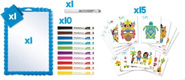 Maped Creativ -Artist board - Erasable drawings - White board