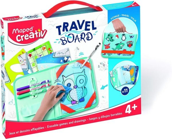 Maped Creativ - Travel board - Erasable games & drawing