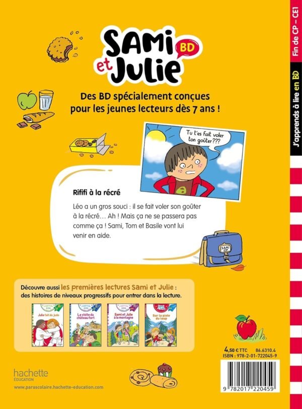 Hachette - Sami et Julie - Rififi à la récré