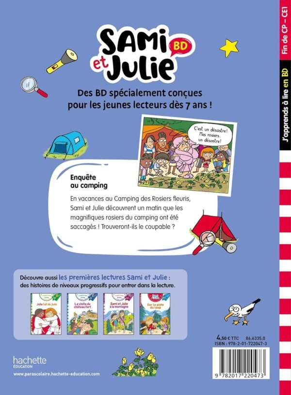 Hachette - Sami et Julie - Enquête au camping