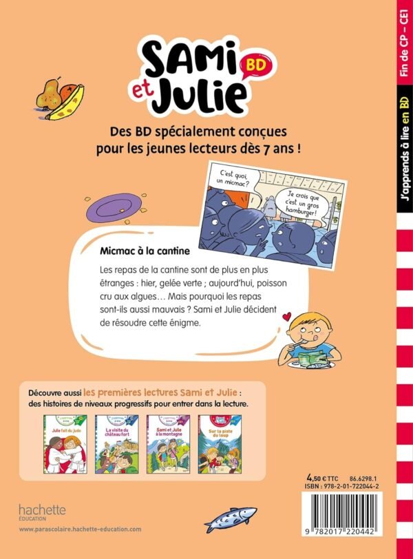 Hachette - Sami et Julie - Micmac à la cantine