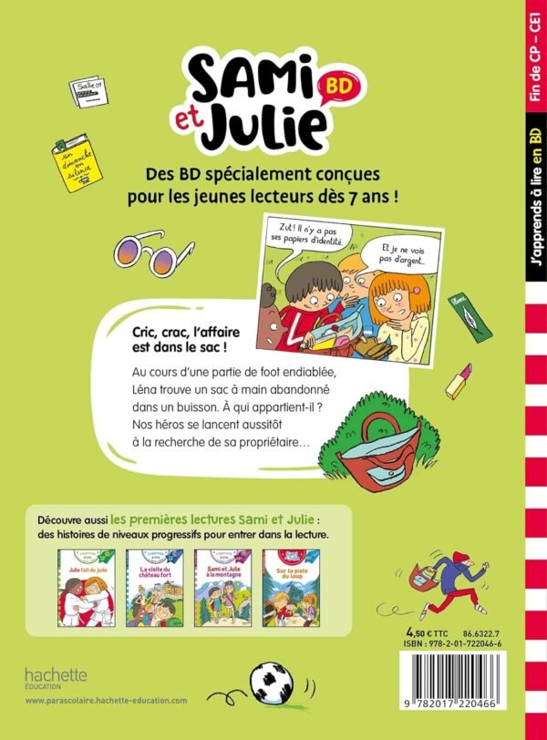 Hachette - Sami et Julie - Cric, crac, l'affaire est dans le sac