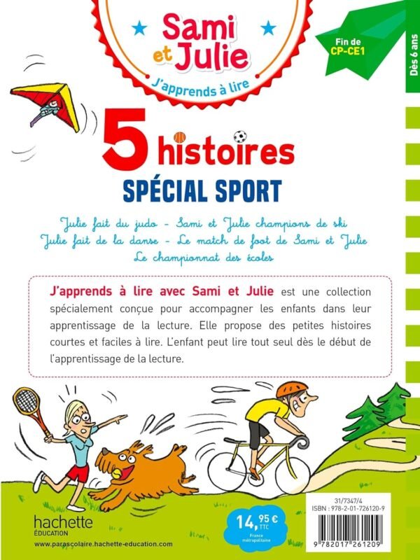 Hachette - Sami et Julie - 5 histoires spéciales sport